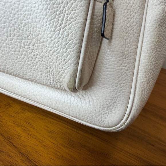 Coach Mini Pebbled Leather Backpack in Chalk 5666 Bag School - Picture 9 of 16